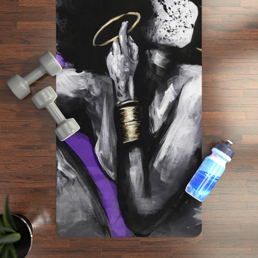 Naturally Queen VI PURPLE Rubber Yoga Mat
