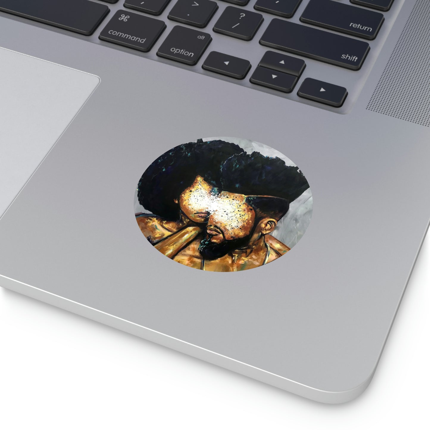 Naturally LIX Round Vinyl Stickers