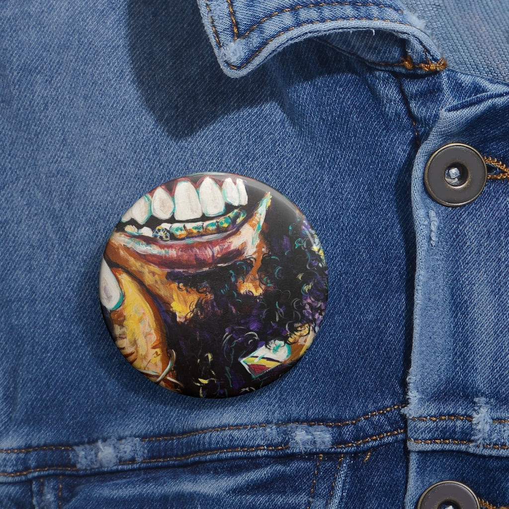 Naturally Black Love XI Pin Buttons