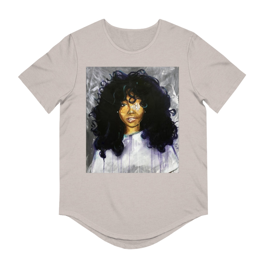 Naturally Sza Men's Jersey Curved Hem Tee