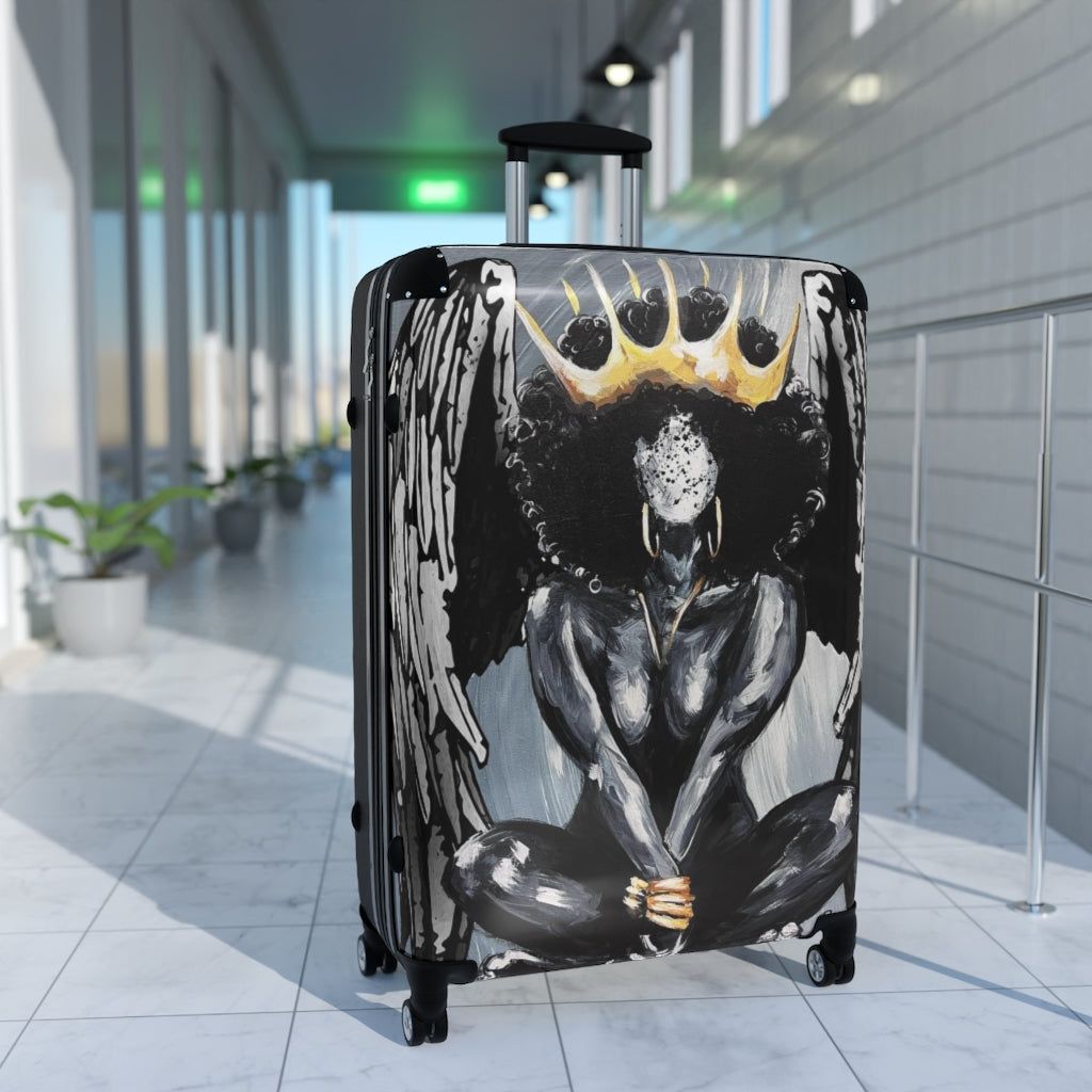 Naturally Queen XIX Angel Suitcases