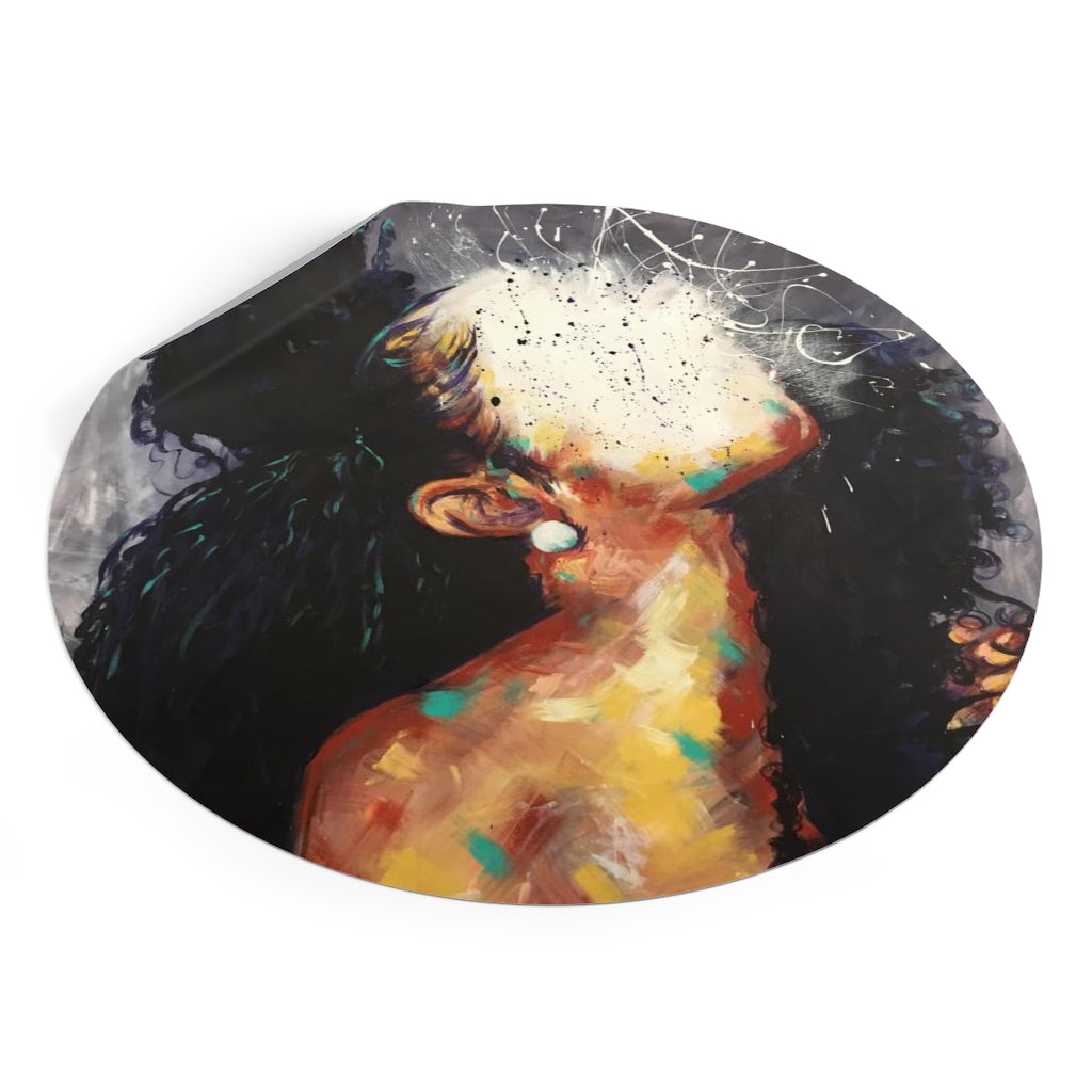 Naturally XVI Round Vinyl Stickers