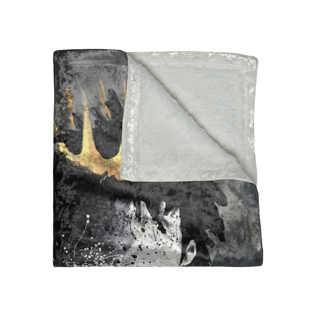 Naturally Royalty Crushed Velvet Blanket