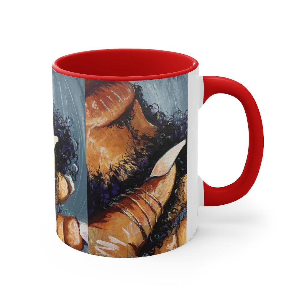 Naturally Black Love X Accent Coffee Mug, 11oz