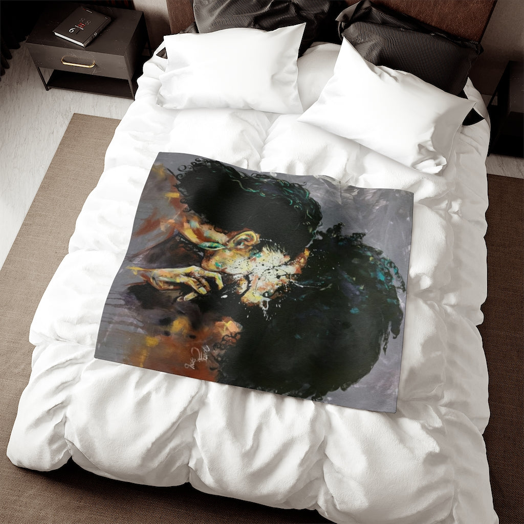 Naturally Black Love I Sweatshirt Blanket