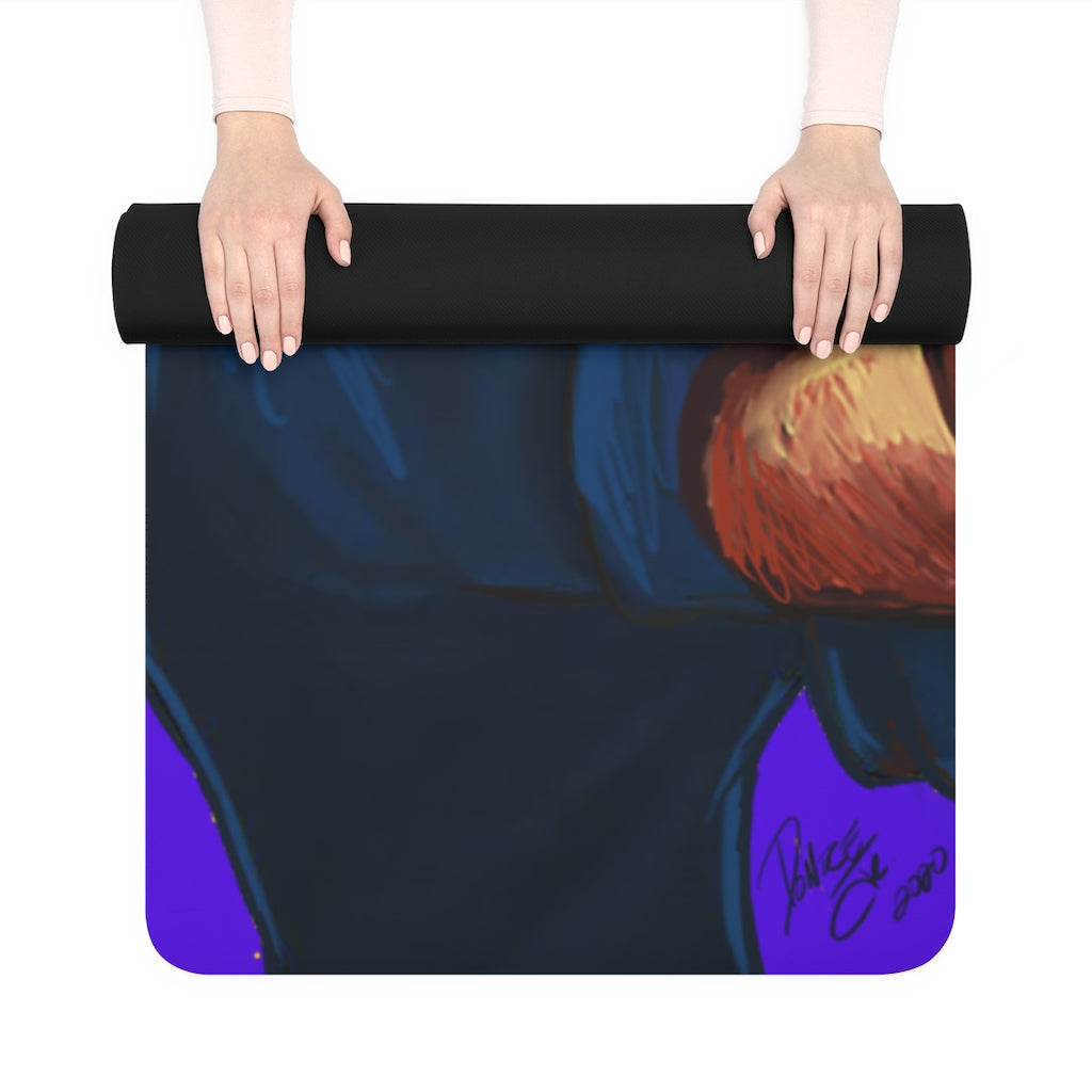 Naturally the Riveter PURPLE Rubber Yoga Mat