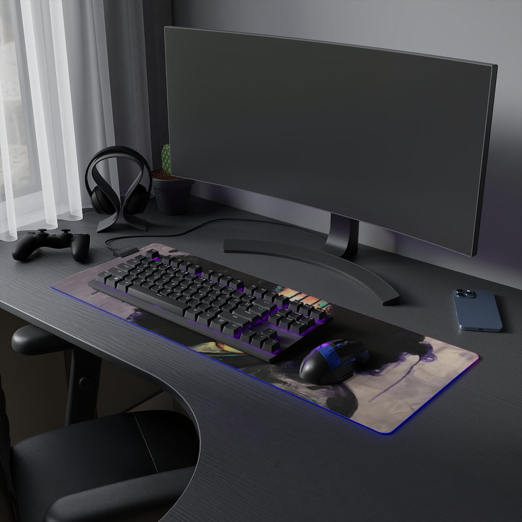 Naturally David LED Gaming Mouse Pad