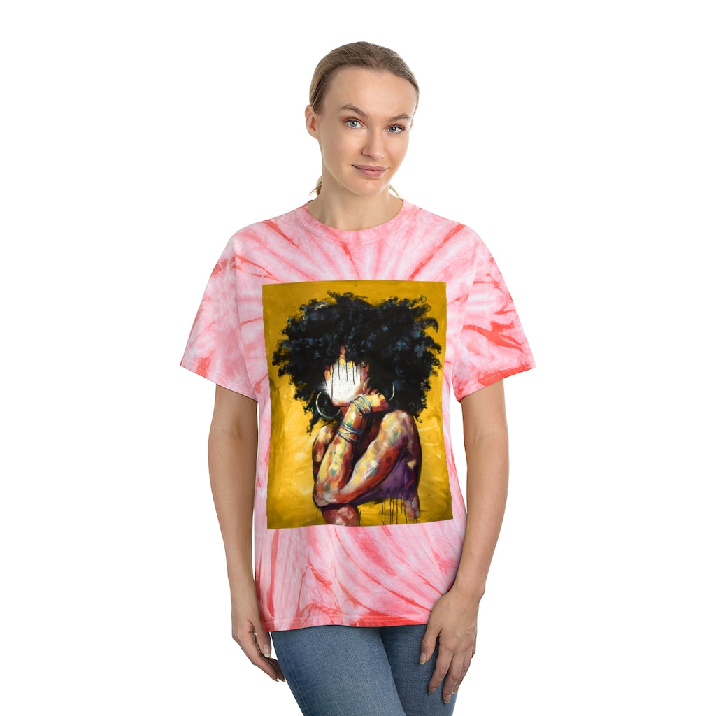 Naturally II GOLD Tie-Dye Tee, Cyclone