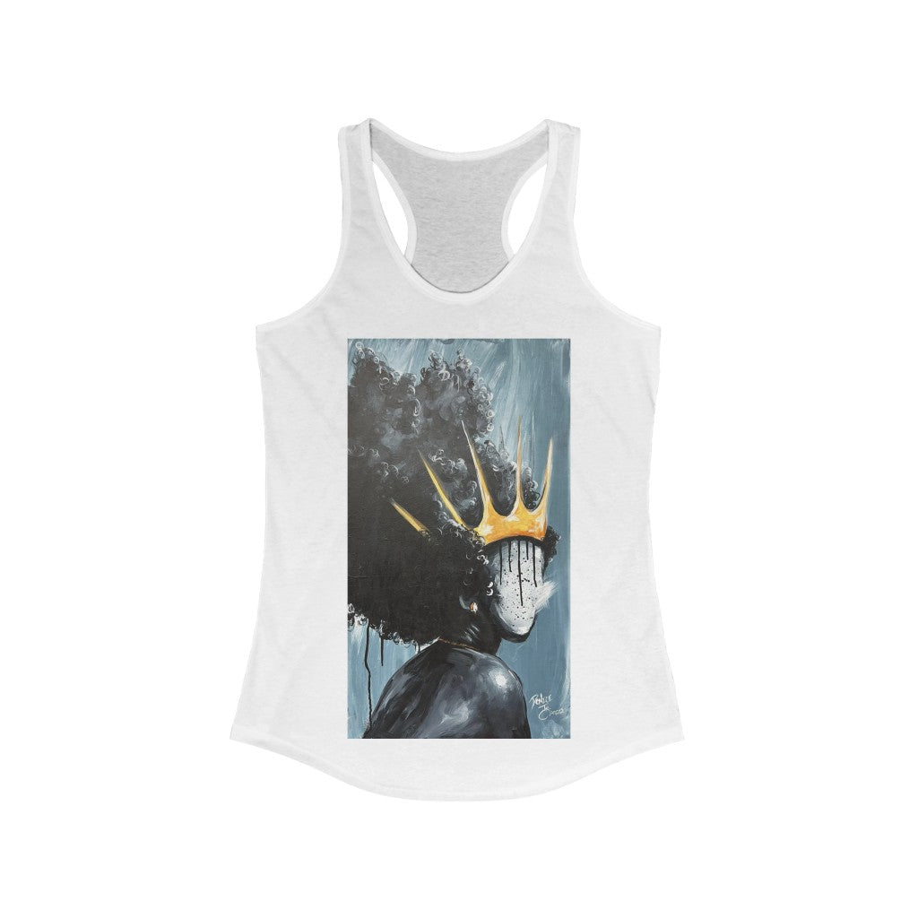 Naturally Queen XXV Women's Ideal Racerback Tank
