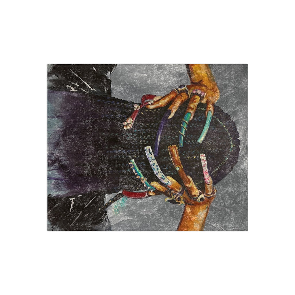 Naturally the Culture I Crushed Velvet Blanket