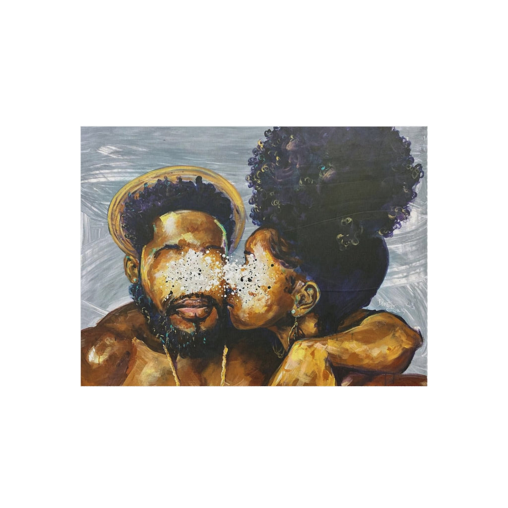 Naturally Black Love IV Outdoor Rug