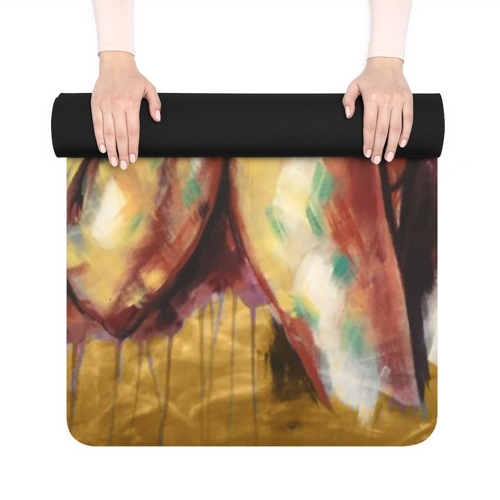 Naturally I GOLD Rubber Yoga Mat