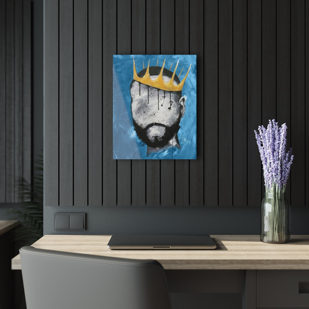 Naturally King Blue Acrylic Prints (French Cleat Hanging)