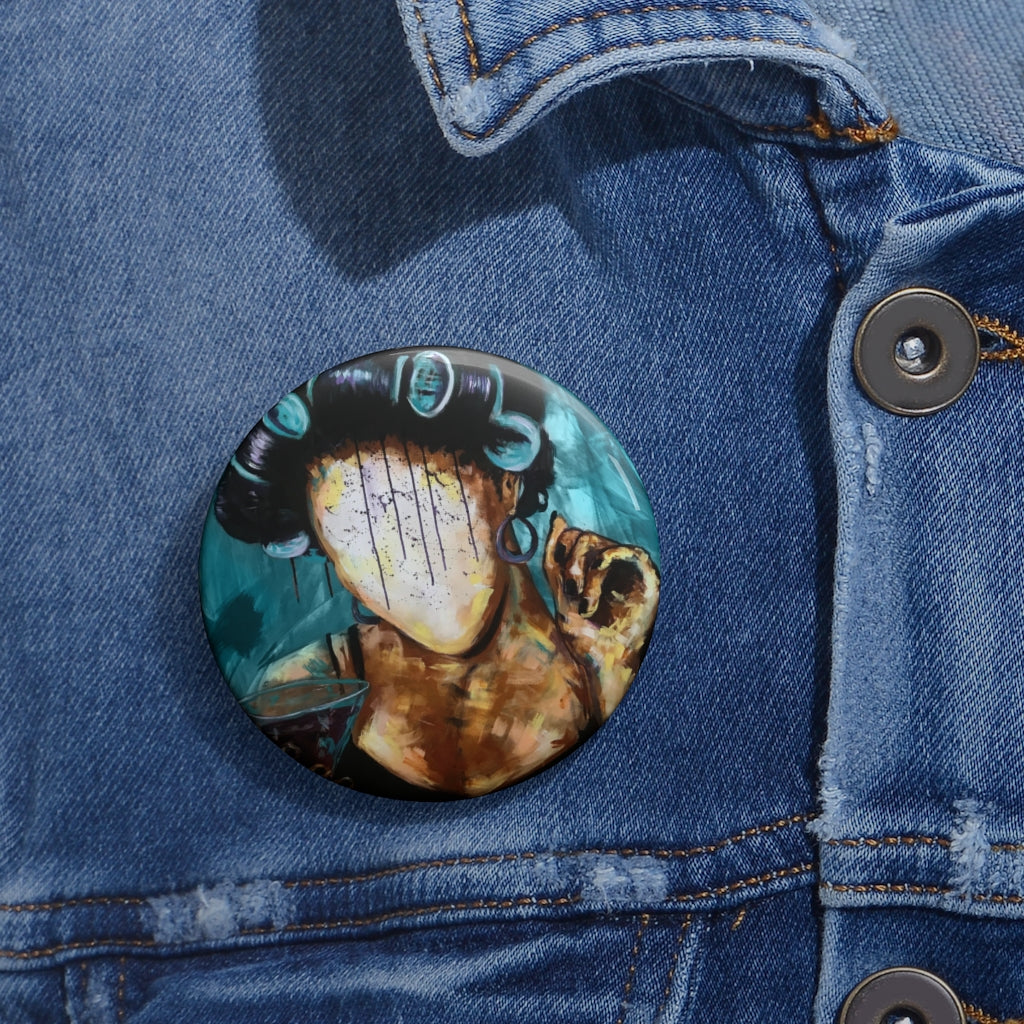 Undressed X Custom Pin Buttons
