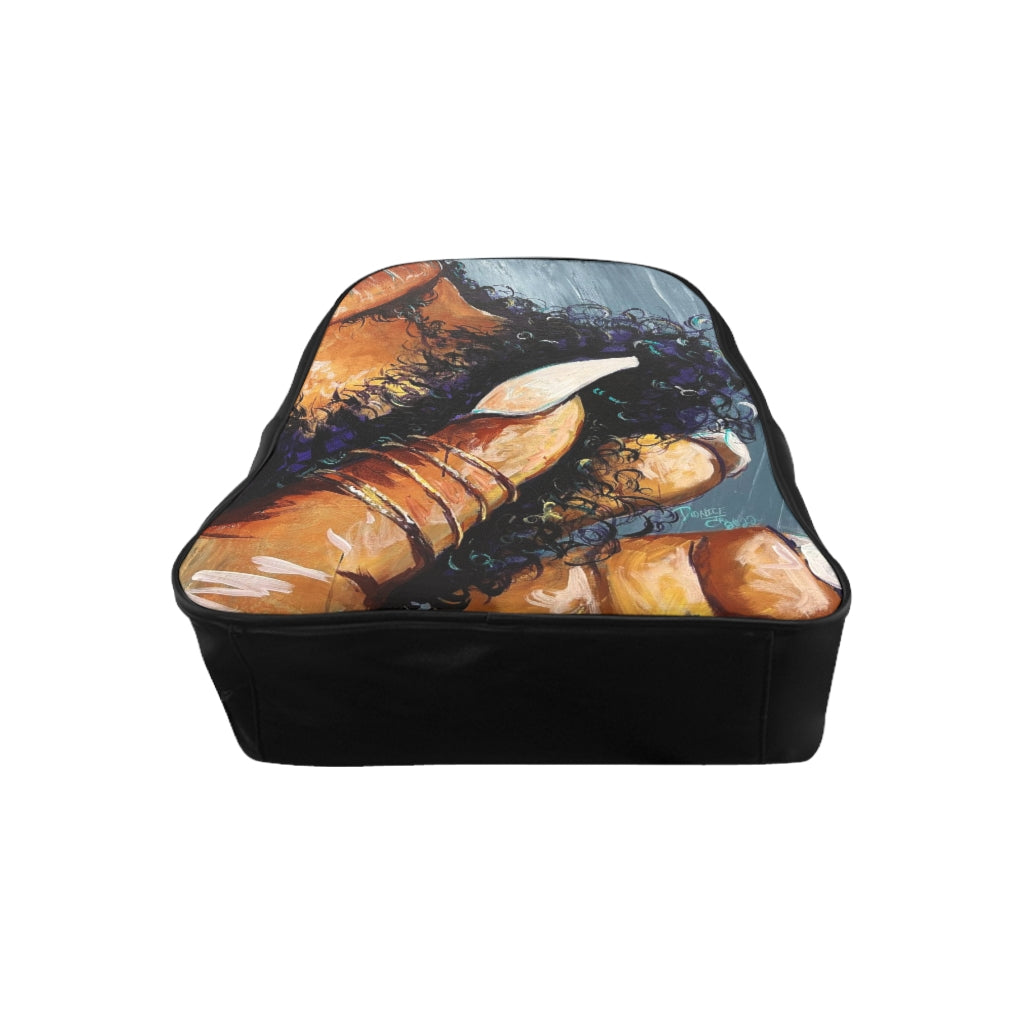 Naturally Black Love X School Backpack