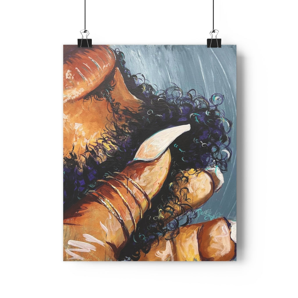 Naturally Black Love X Giclée Art Print