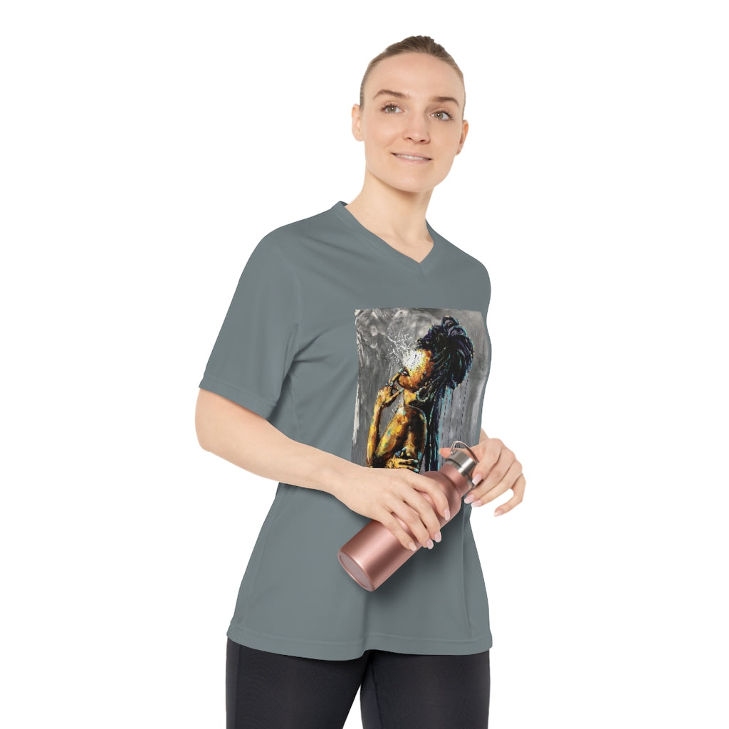 Naturally LVIII Women's Performance V-Neck T-Shirt