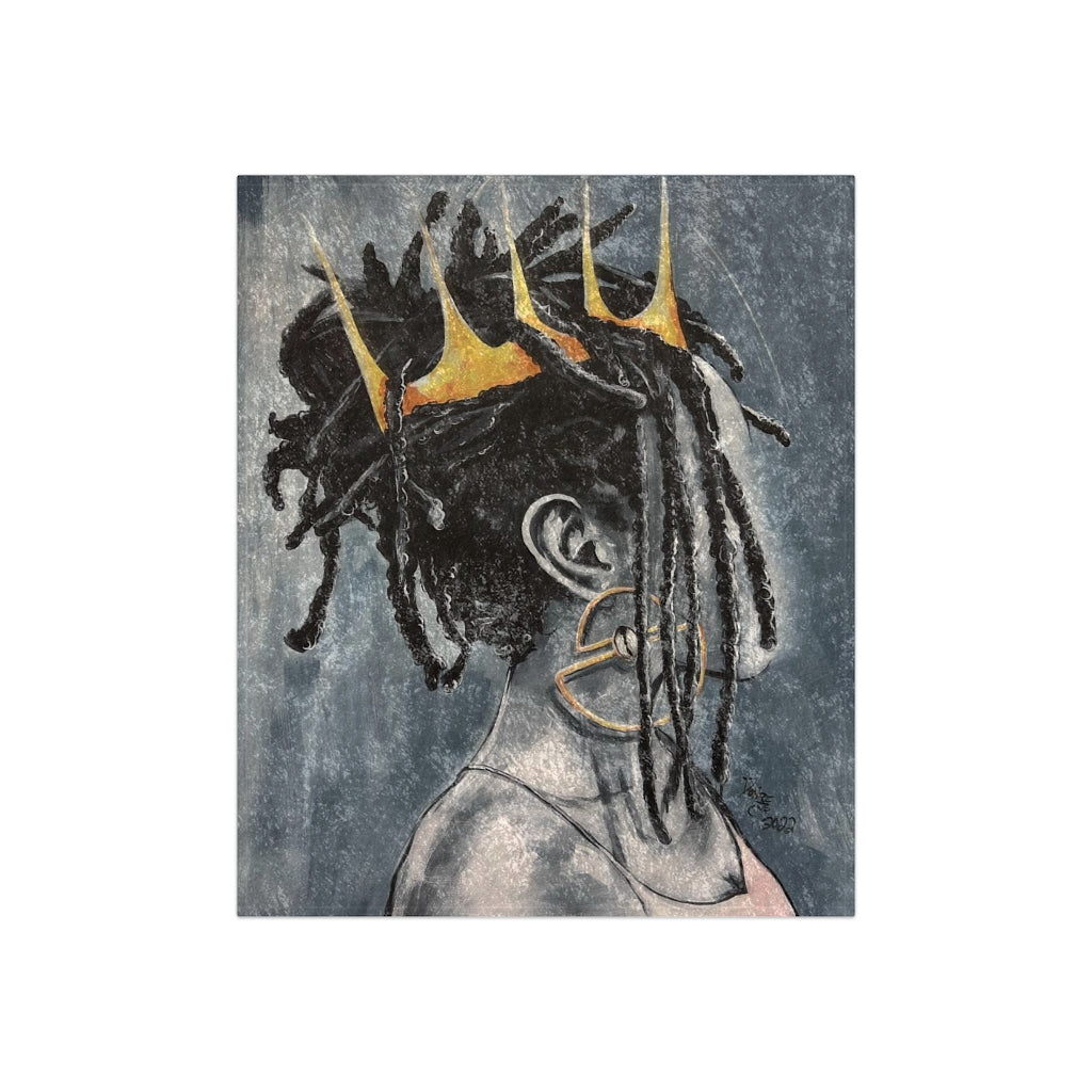 Naturally Queen XXIII Crushed Velvet Blanket