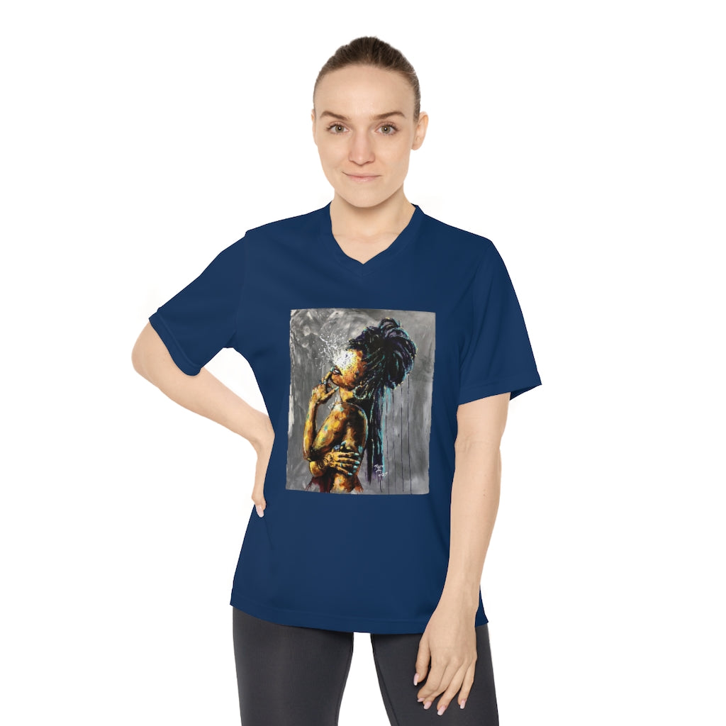 Naturally LVIII Women's Performance V-Neck T-Shirt