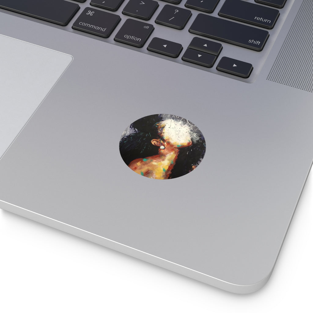 Naturally XVI Round Vinyl Stickers