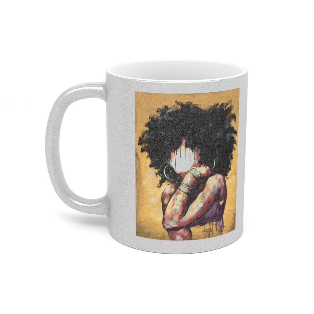 Naturally II GOLD Metallic Mug (Silver / Gold)