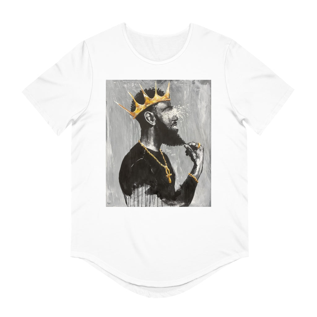 Naturally King VI Men's Jersey Curved Hem Tee
