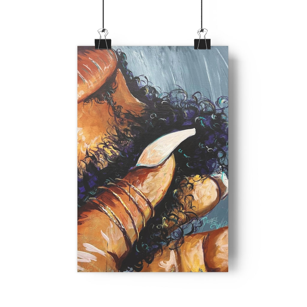 Naturally Black Love X Giclée Art Print