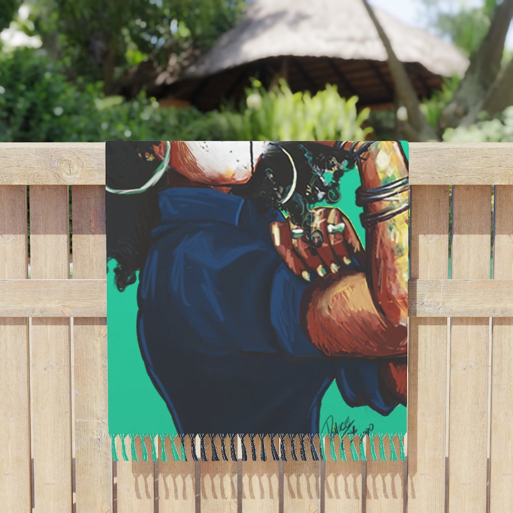 Naturally the Riveter TEAL Boho Beach Cloth