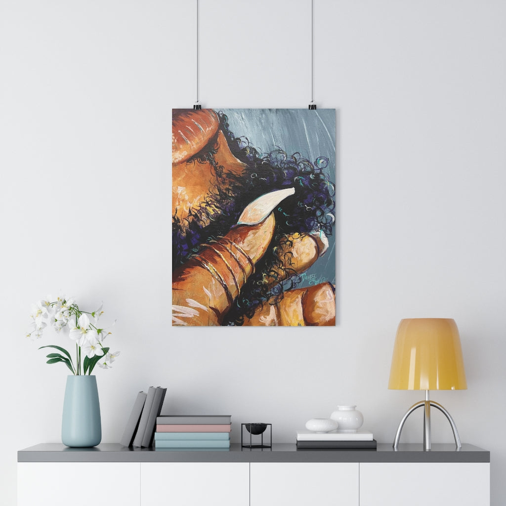 Naturally Black Love X Giclée Art Print