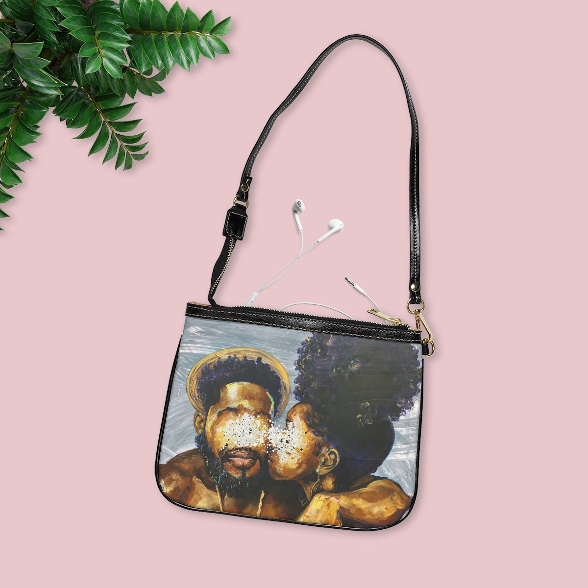 Naturally Black Love IV Small Shoulder Bag