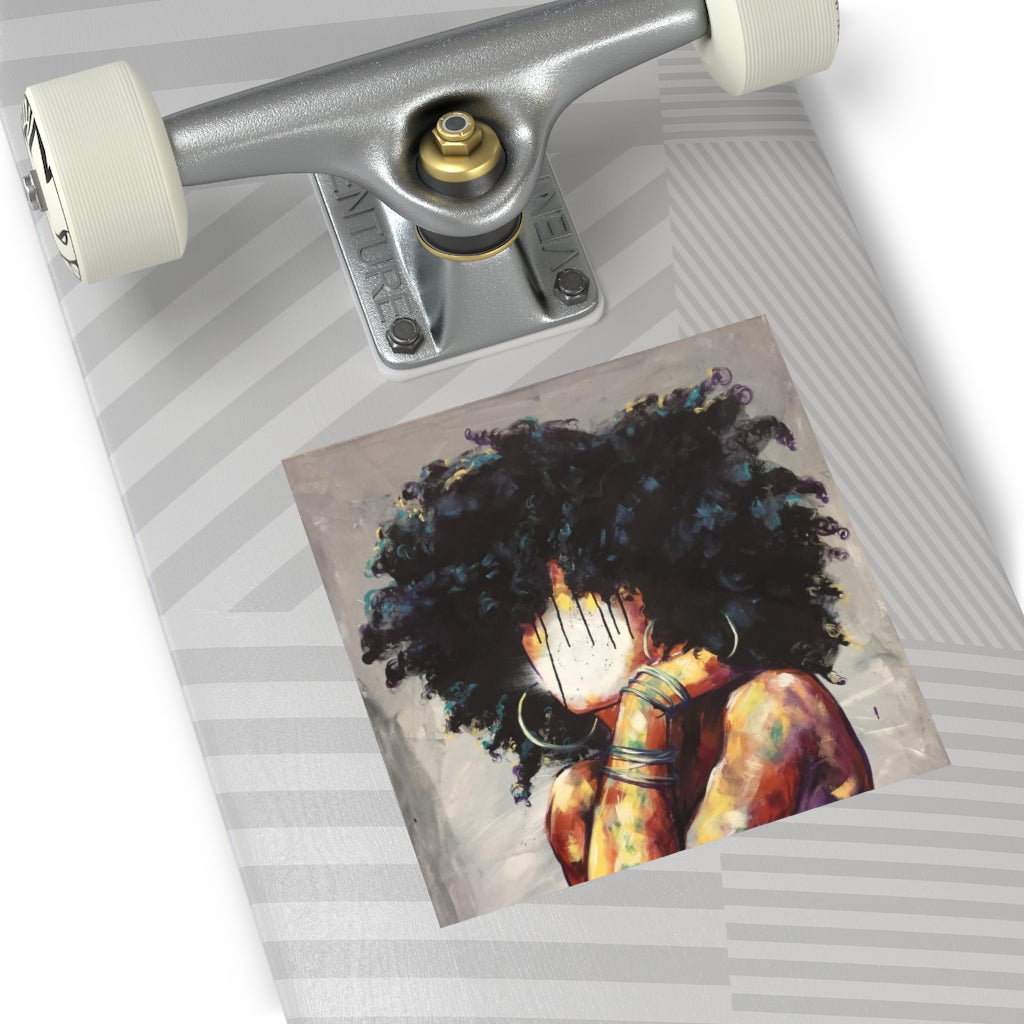 Naturally II Square Vinyl Stickers