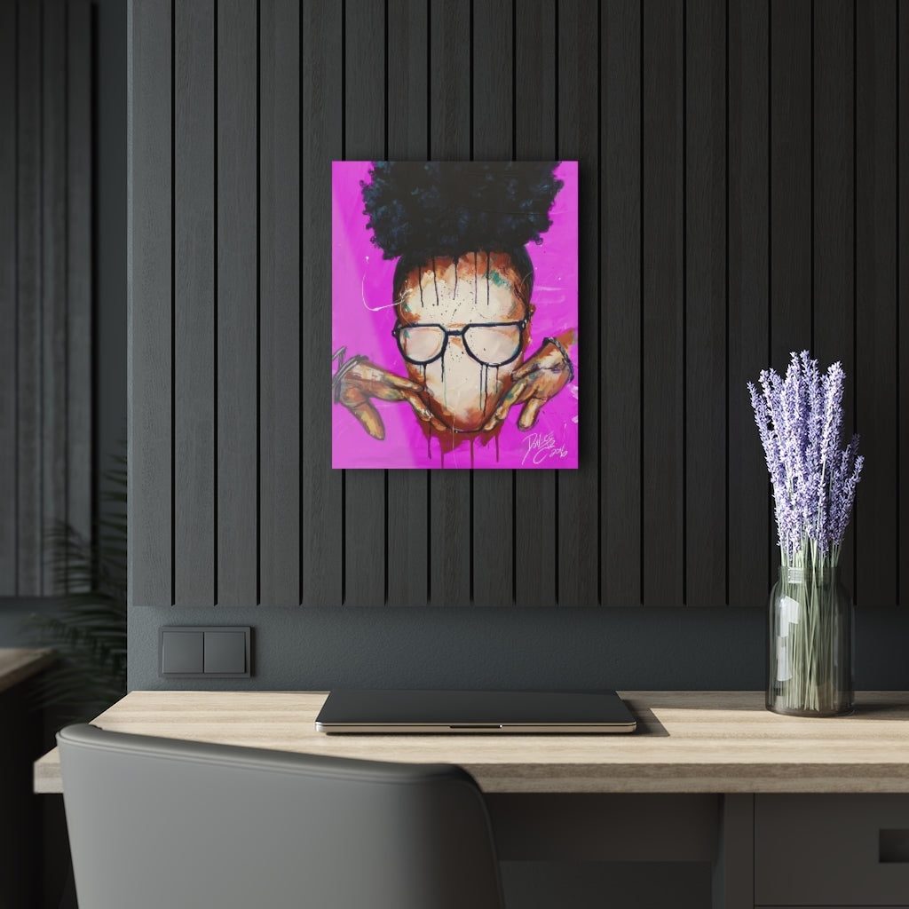 Naturally VIII PINK Acrylic Prints (French Cleat Hanging)
