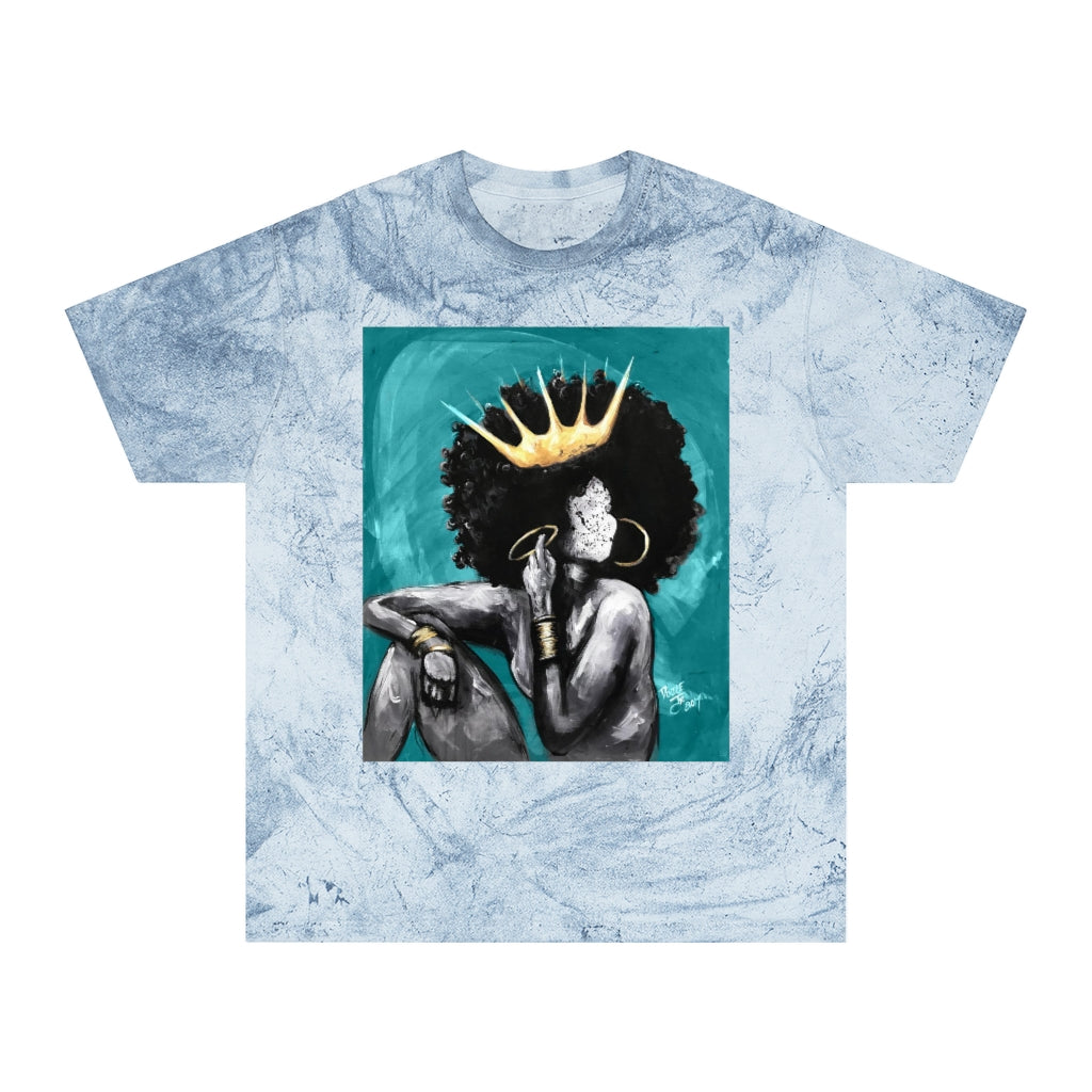 Naturally Queen VI Teal Unisex Color Blast T-Shirt