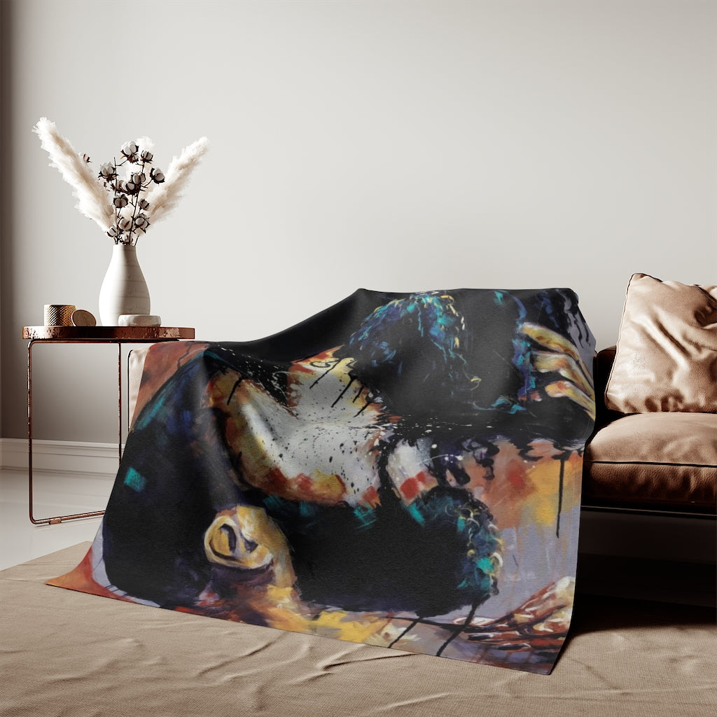 Naturally Black Love II Sweatshirt Blanket