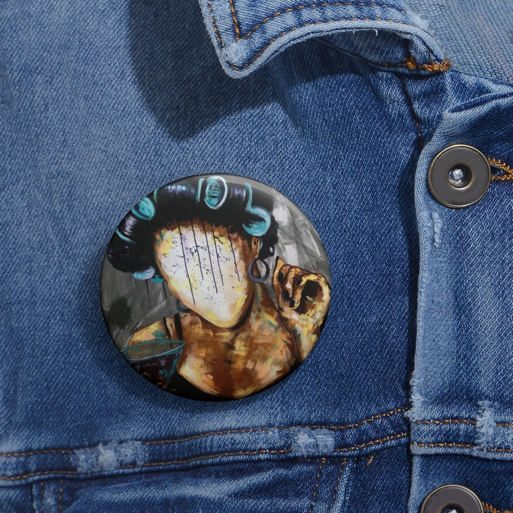 Undressed X Custom Pin Buttons