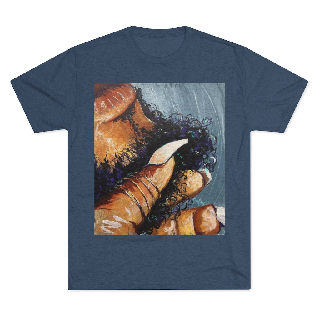 Naturally Black Love X Unisex Tri-Blend Crew Tee