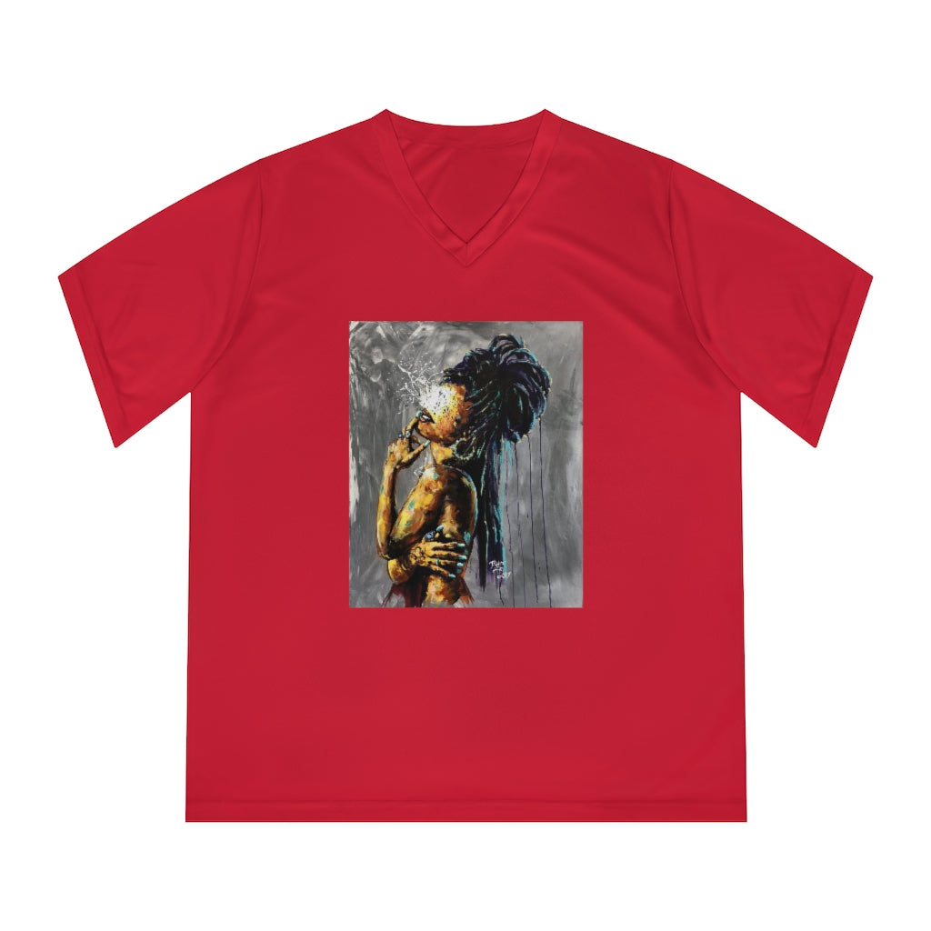 Naturally LVIII Women's Performance V-Neck T-Shirt