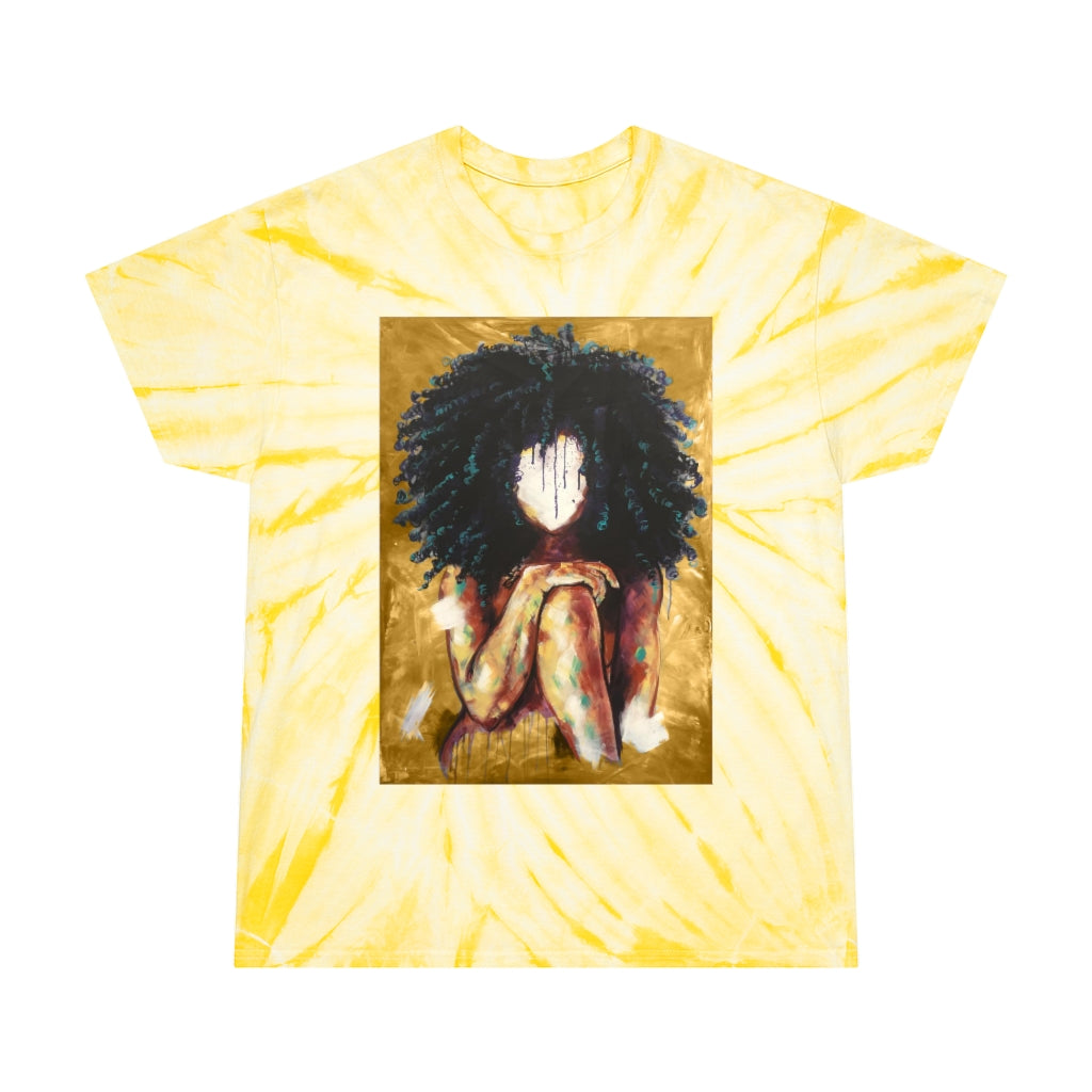 Naturally I GOLD Tie-Dye Tee, Cyclone