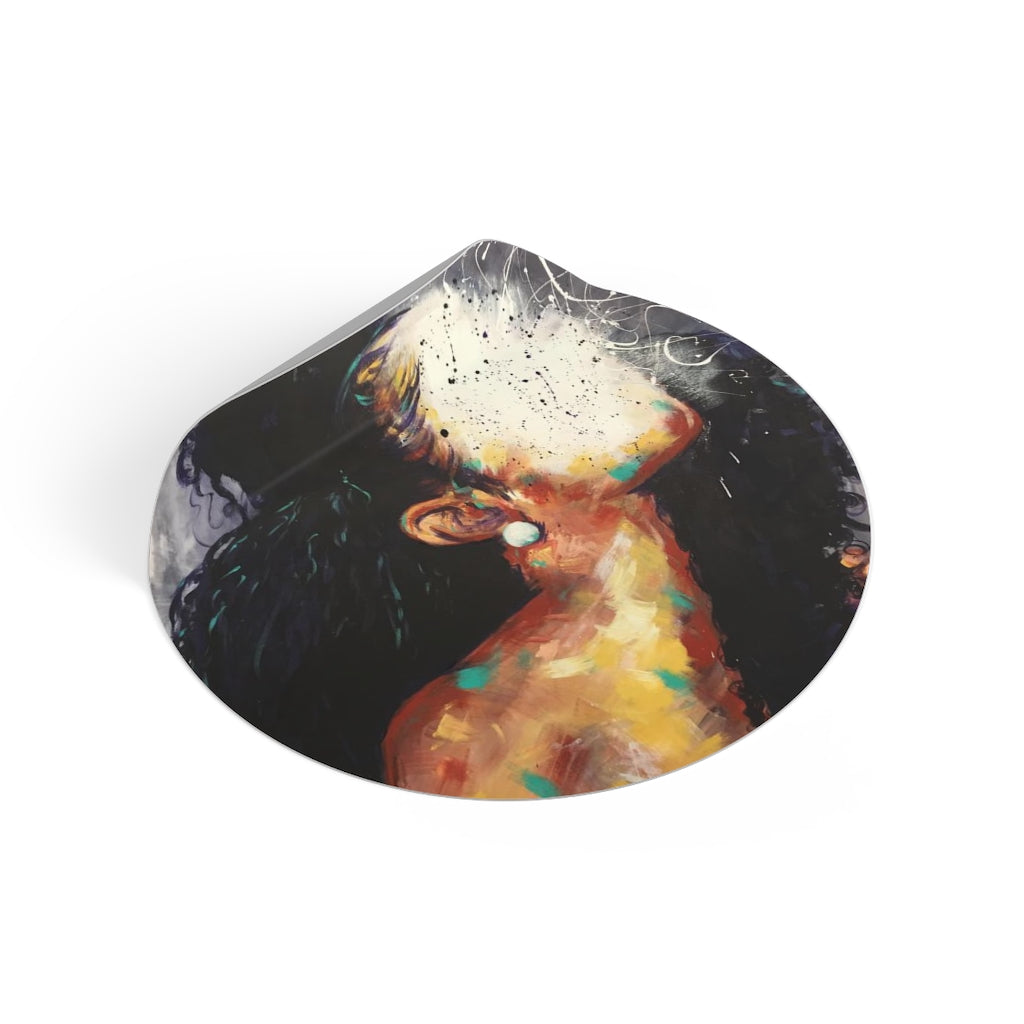 Naturally XVI Round Vinyl Stickers