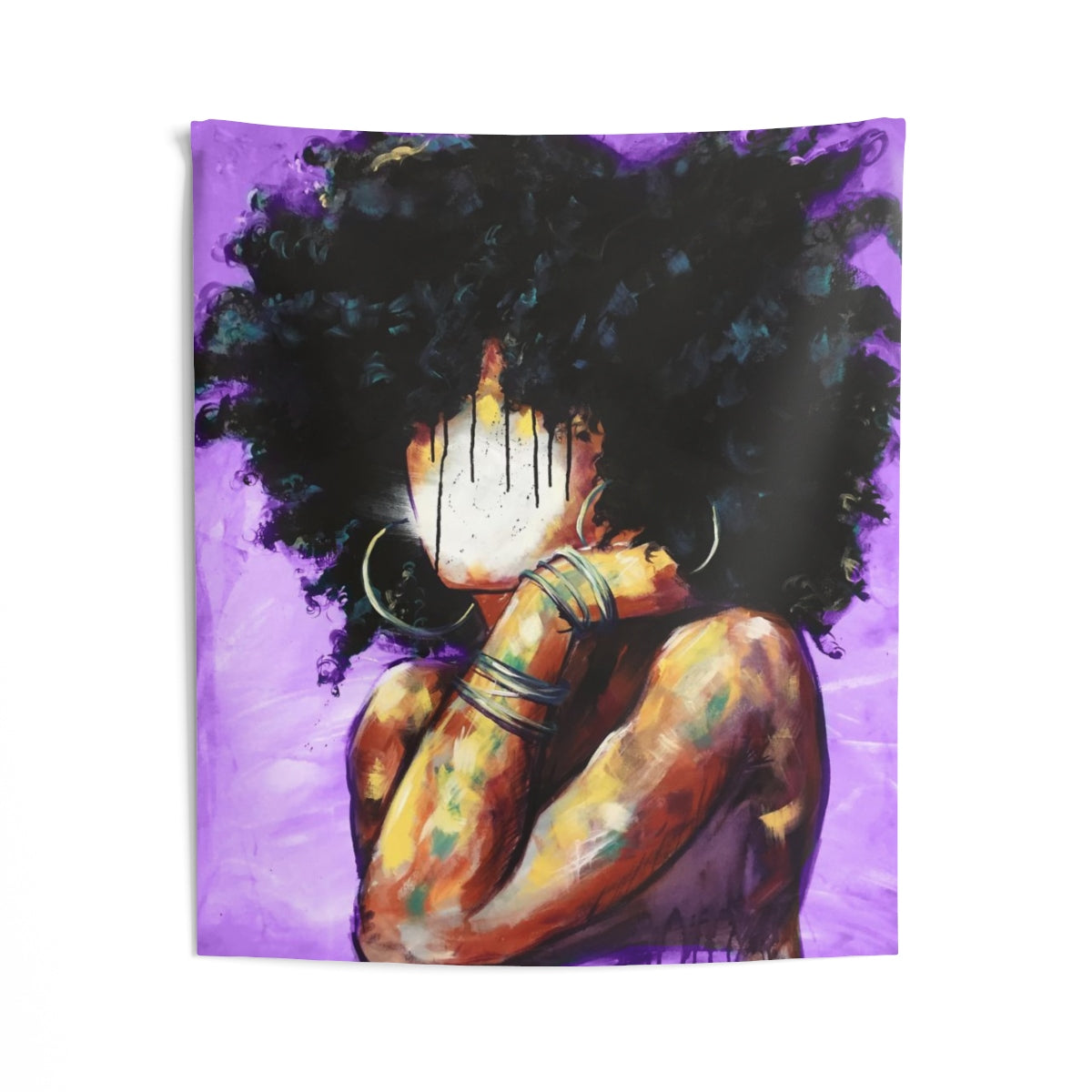 Naturally II PURPLE Indoor Wall Tapestries