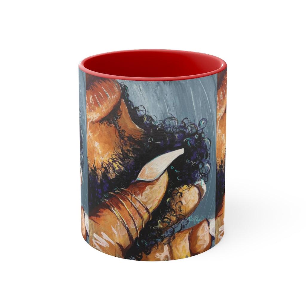 Naturally Black Love X Accent Coffee Mug, 11oz