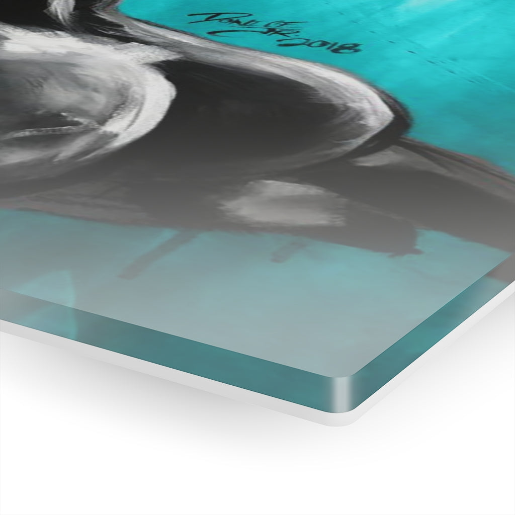 Naturally Queen VI TEAL Acrylic Prints