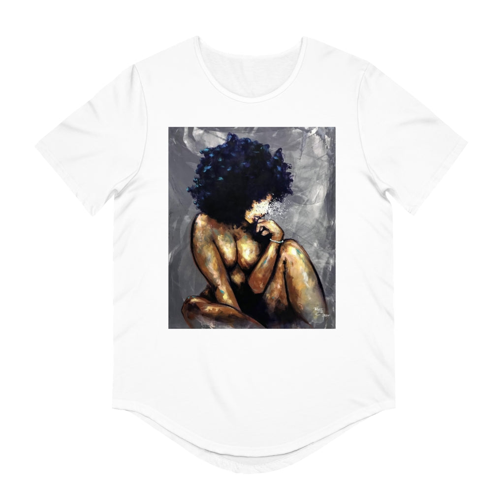Naturally LV Men's Jersey Curved Hem Tee