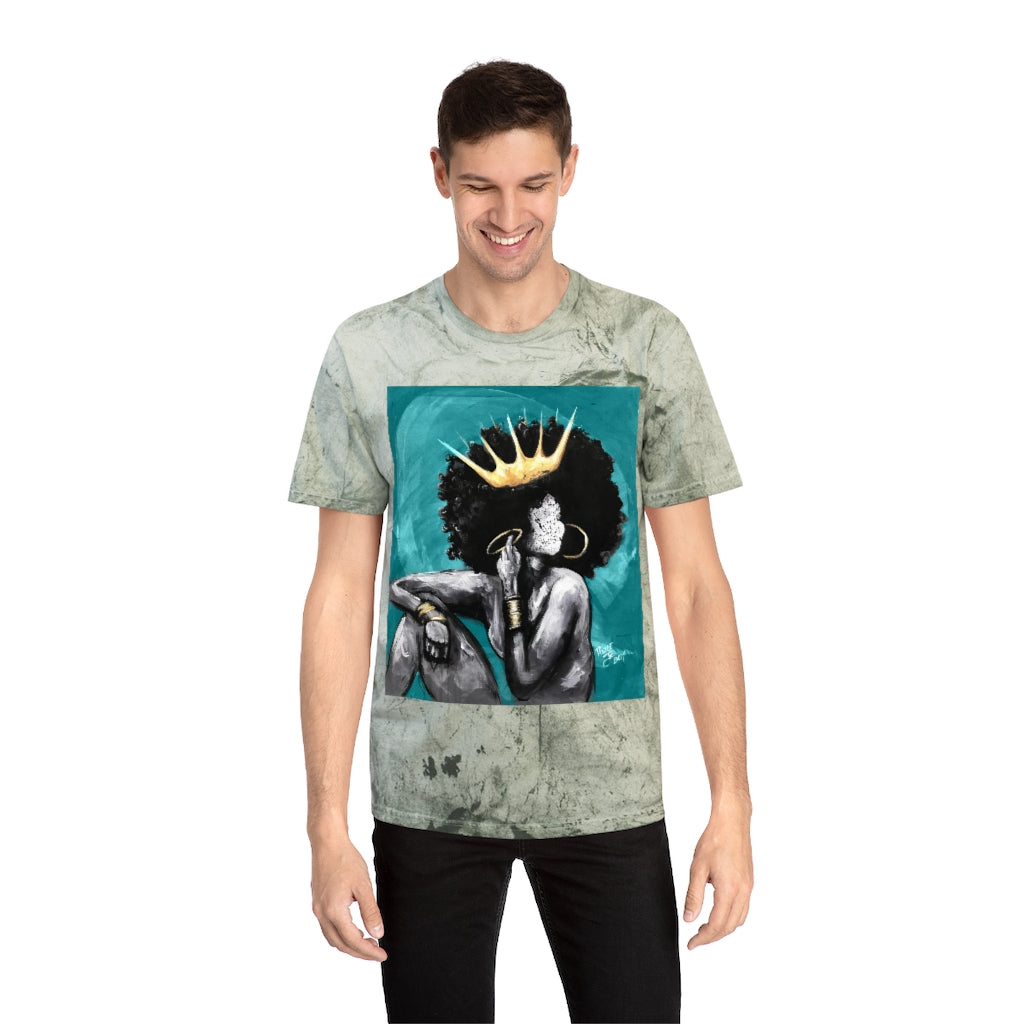 Naturally Queen VI Teal Unisex Color Blast T-Shirt