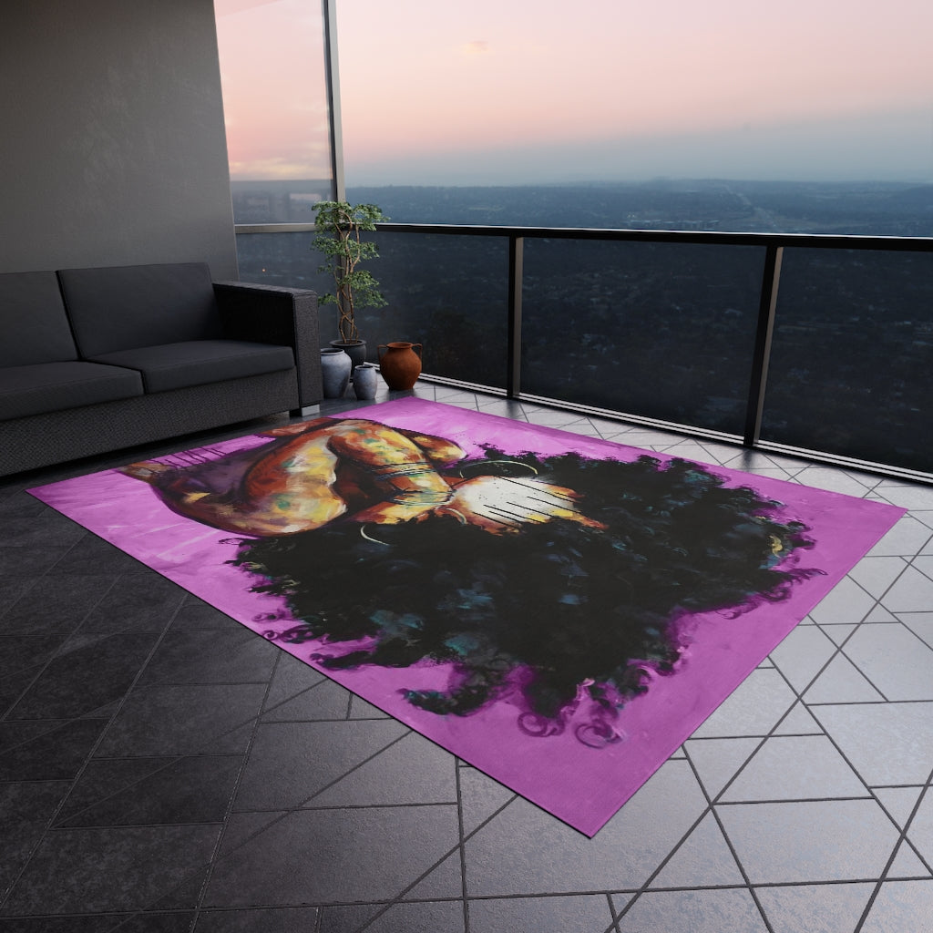 Naturally II PINK Outdoor Rug