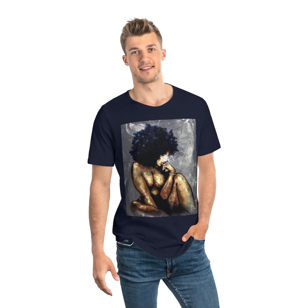 Naturally LV Men's Jersey Curved Hem Tee
