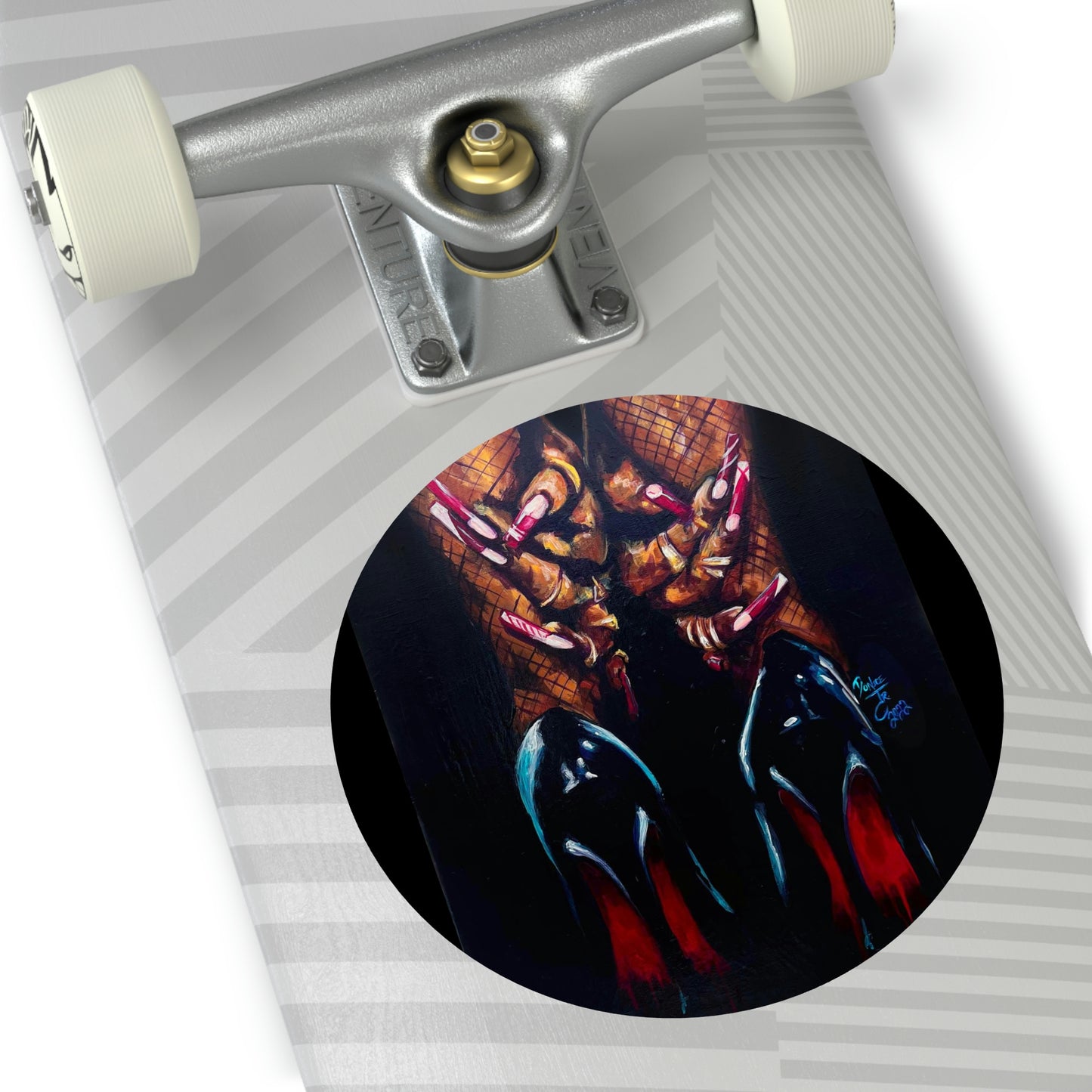 Naturally the Culture III Round Vinyl Stickers