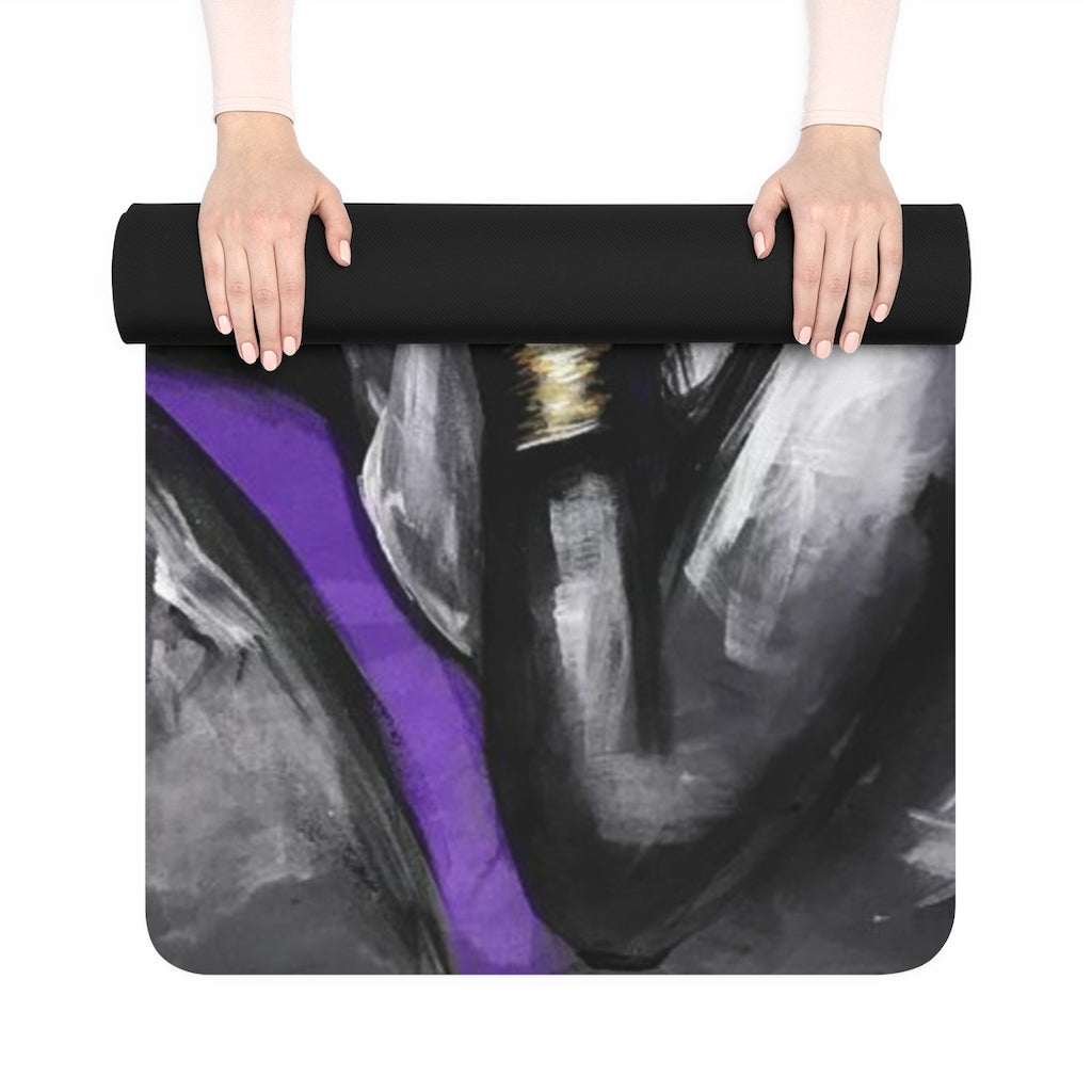 Naturally Queen VI PURPLE Rubber Yoga Mat