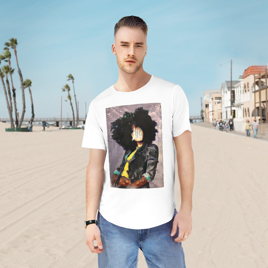 Naturally David Men's Jersey Curved Hem Tee