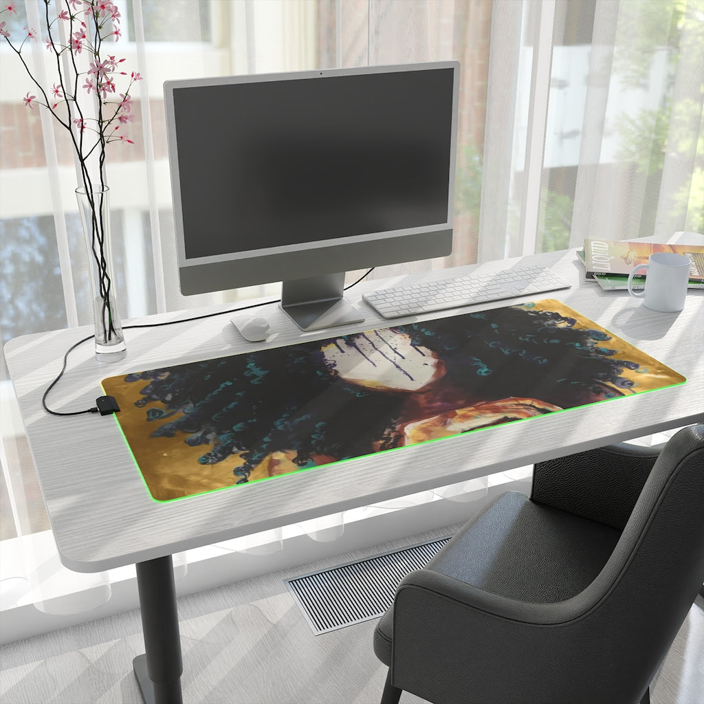 Naturally I GOLD LED Gaming Mouse Pad